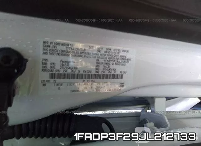1FADP3F29JL212733 фото 10