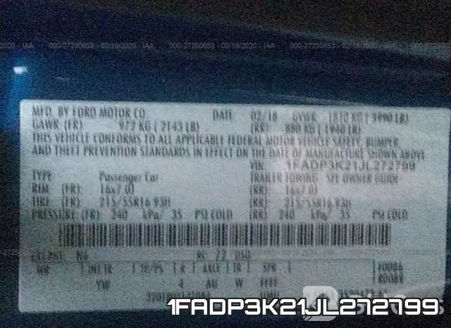 1FADP3K21JL272799 фото 10