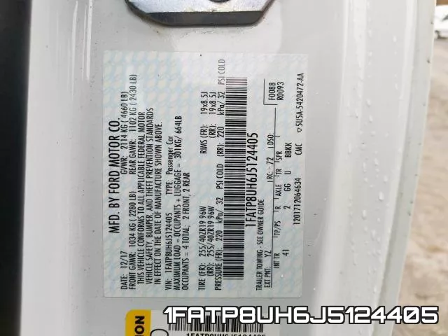 1FATP8UH6J5124405 фото 2