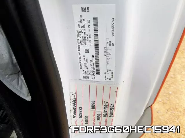 1FDRF3G60HEC15941 фото 2
