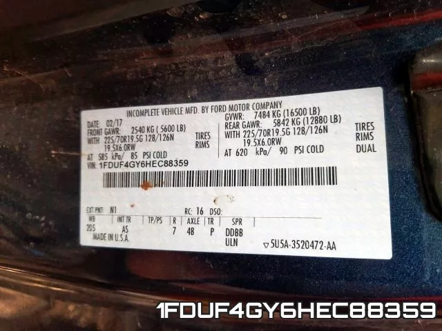 1FDUF4GY6HEC88359 фото 2