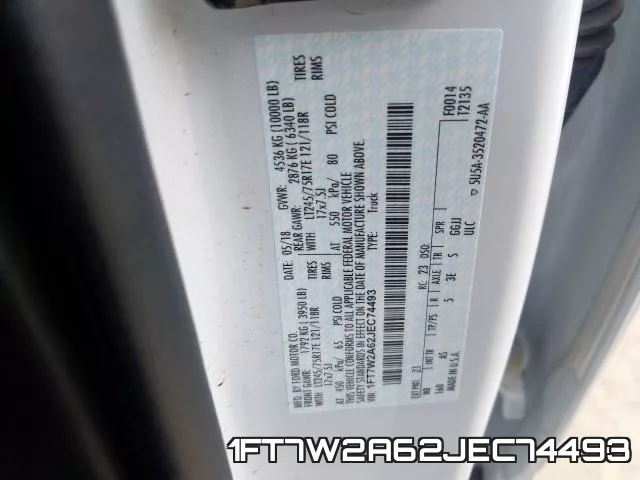 1FT7W2A62JEC74493 фото 2