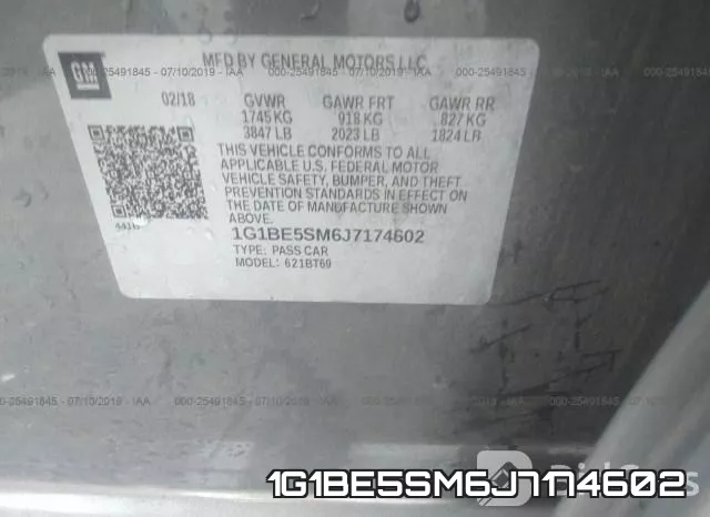 1G1BE5SM6J7174602 фото 10