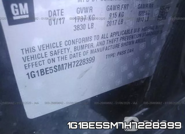 1G1BE5SM7H7228399 фото 10