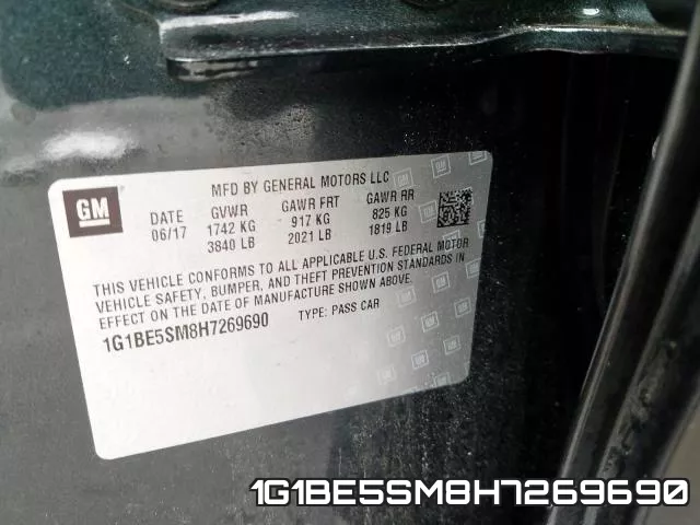 1G1BE5SM8H7269690 фото 2