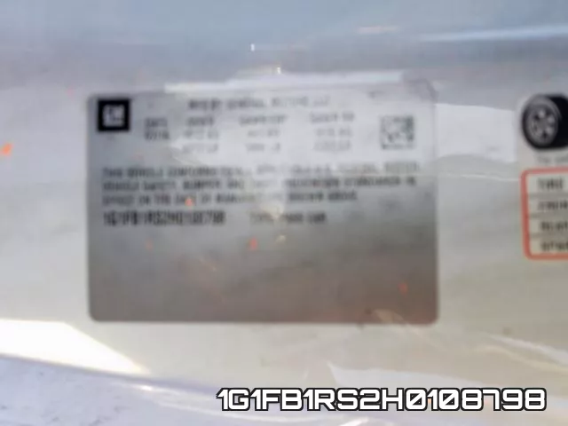 1G1FB1RS2H0108798 фото 2