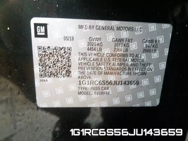 1G1RC6S56JU143659 фото 2