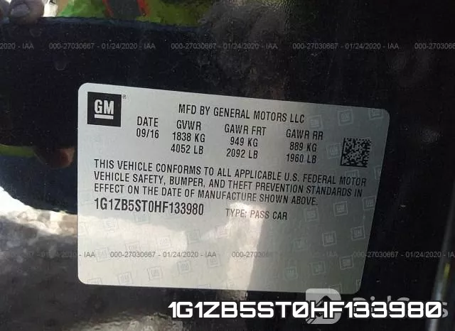 1G1ZB5ST0HF133980 фото 10