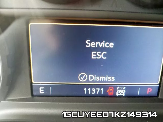 1GCUYEED7KZ149314 фото 9
