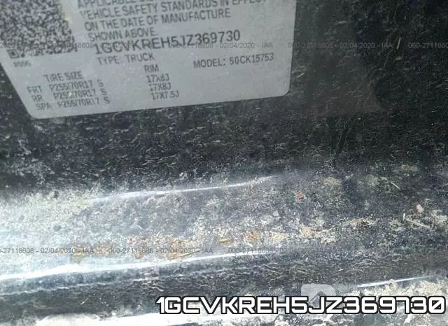 1GCVKREH5JZ369730 фото 10