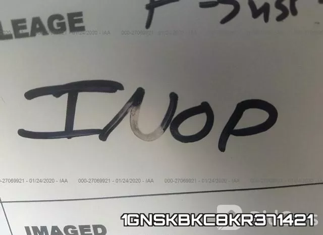 1GNSKBKC8KR371421 фото 8