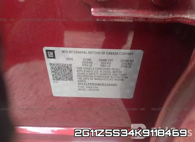 2G11Z5S34K9118469 фото 10