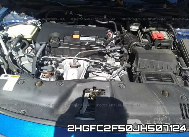 2HGFC2F50JH507124 фото 2