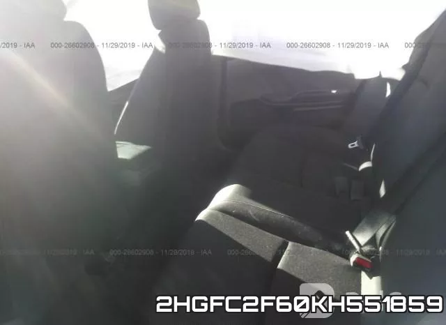 2HGFC2F60KH551859 фото 9