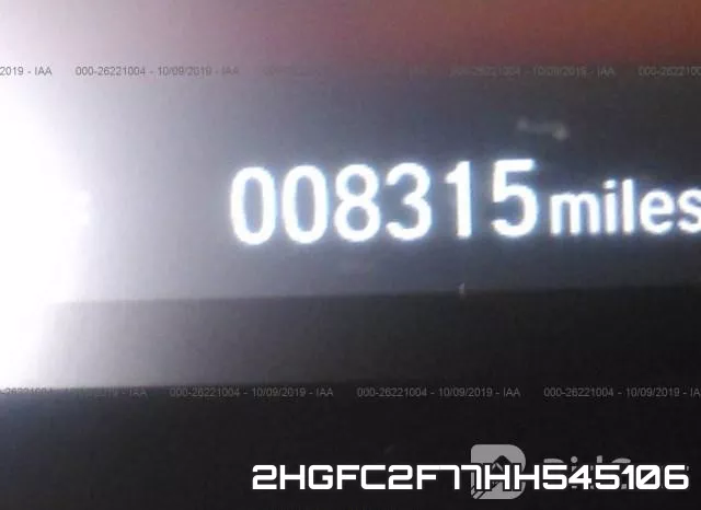 2HGFC2F77HH545106 фото 8