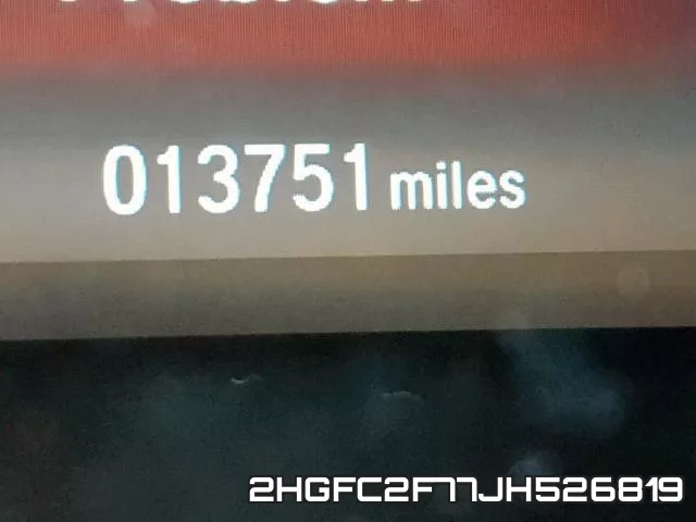 2HGFC2F77JH526819 фото 9