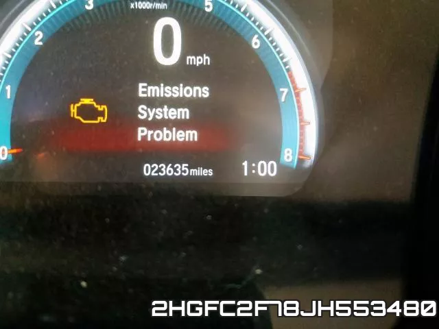 2HGFC2F78JH553480 фото 9
