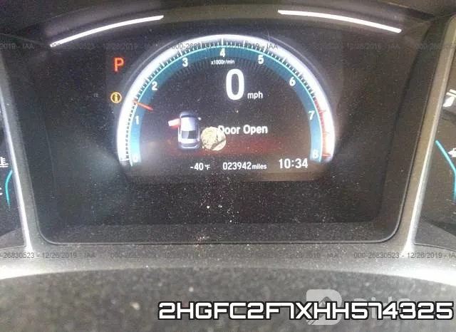 2HGFC2F7XHH574325 фото 8