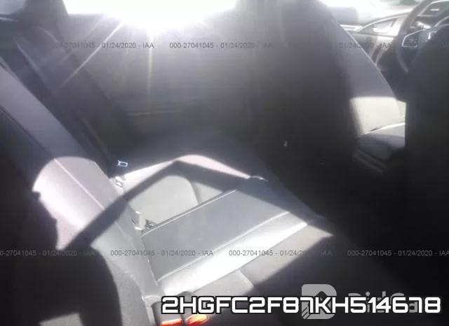 2HGFC2F87KH514678 фото 9