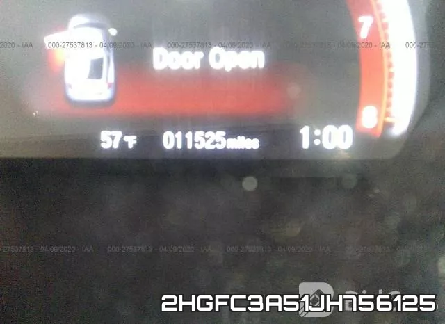 2HGFC3A51JH756125 фото 8