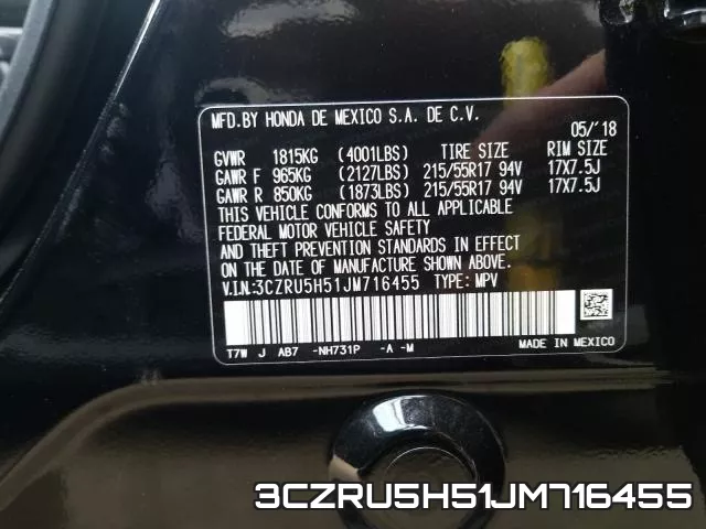 3CZRU5H51JM716455 фото 2