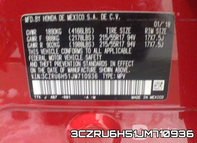 3CZRU6H51JM710936 фото 10