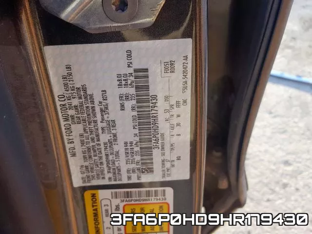 3FA6P0HD9HR179430 фото 2