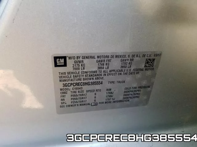 3GCPCREC8HG385554 фото 2
