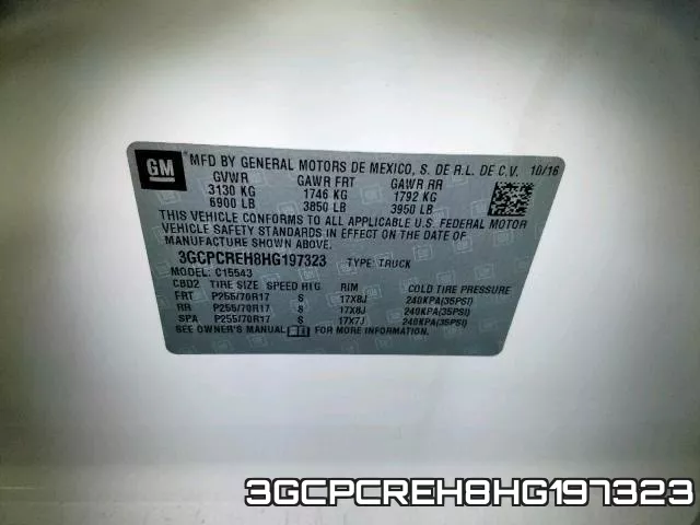3GCPCREH8HG197323 фото 2