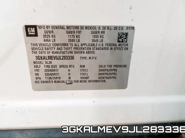 3GKALMEV9JL283336 фото 2