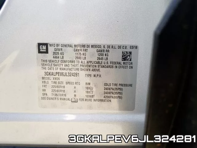 3GKALPEV6JL324281 фото 2