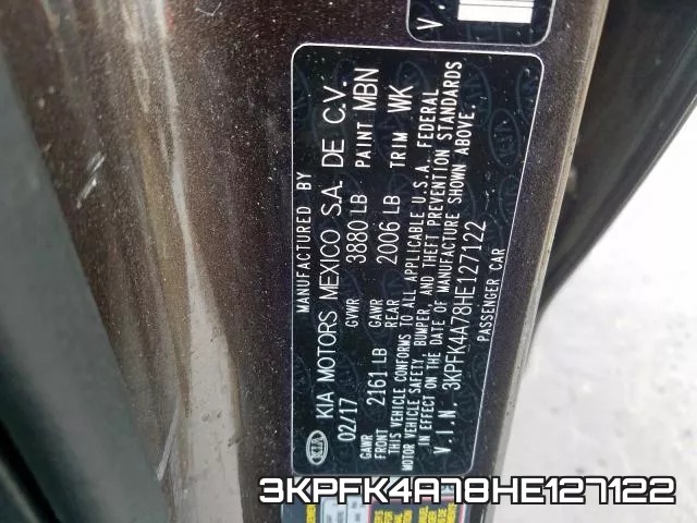 3KPFK4A78HE127122 фото 2