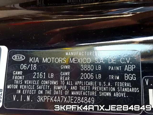 3KPFK4A7XJE284849 фото 2