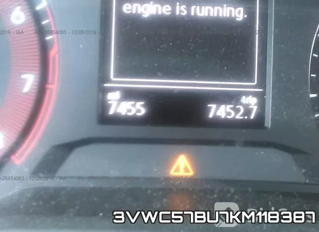 3VWC57BU7KM118387 фото 8