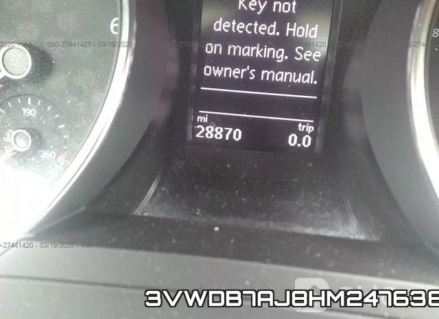 3VWDB7AJ8HM247638 фото 8