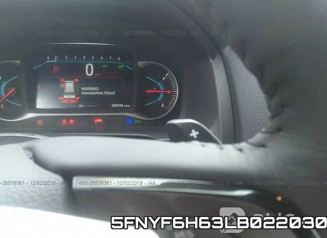 5FNYF6H63LB022030 фото 8