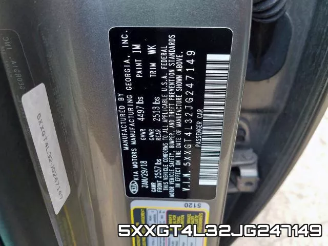 5XXGT4L32JG247149 фото 2