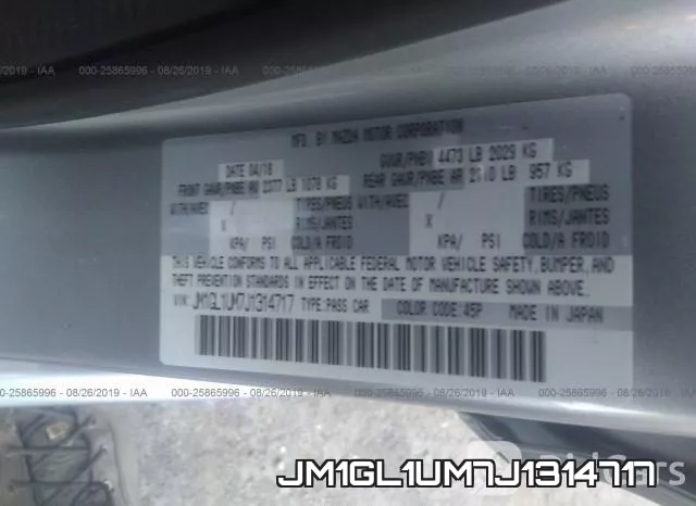 JM1GL1UM7J1314717 фото 10