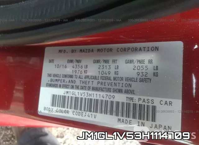 JM1GL1V53H1114709 фото 10