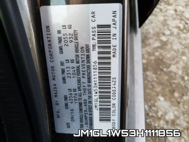 JM1GL1W53H1111856 фото 2