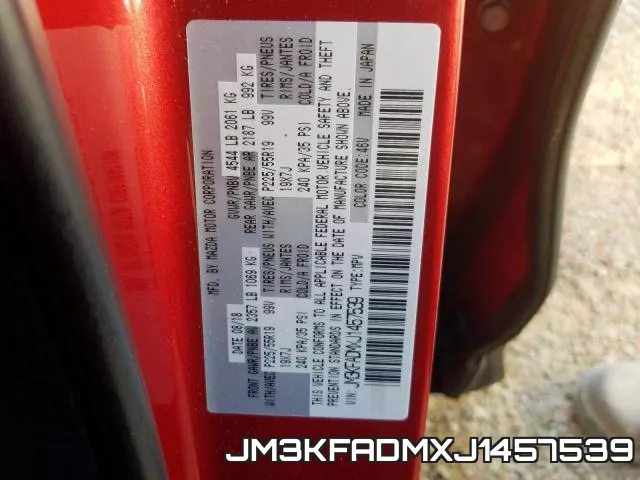 JM3KFADMXJ1457539 фото 2