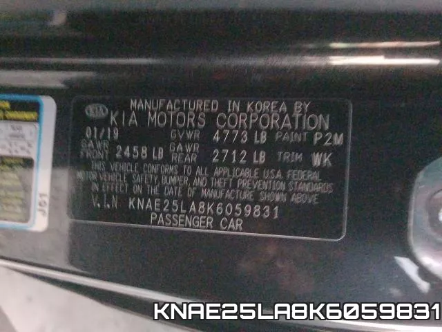 KNAE25LA8K6059831 фото 2