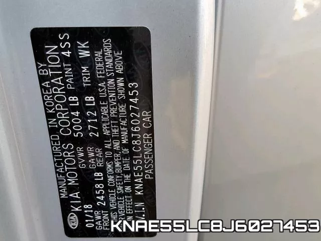 KNAE55LC8J6027453 фото 2
