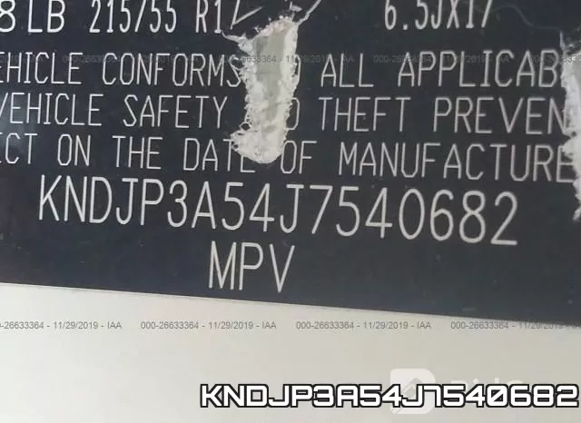 KNDJP3A54J7540682 фото 10