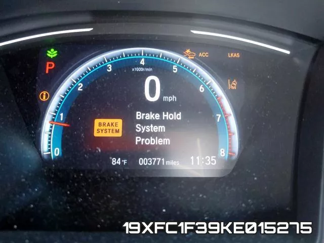 19XFC1F39KE015275 фото 9
