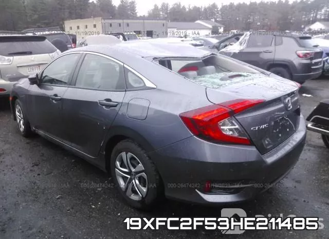 19XFC2F53HE211485 фото 4