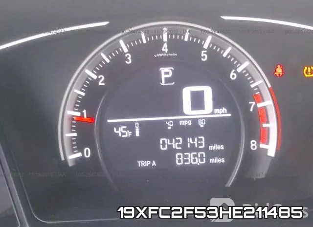 19XFC2F53HE211485 фото 8