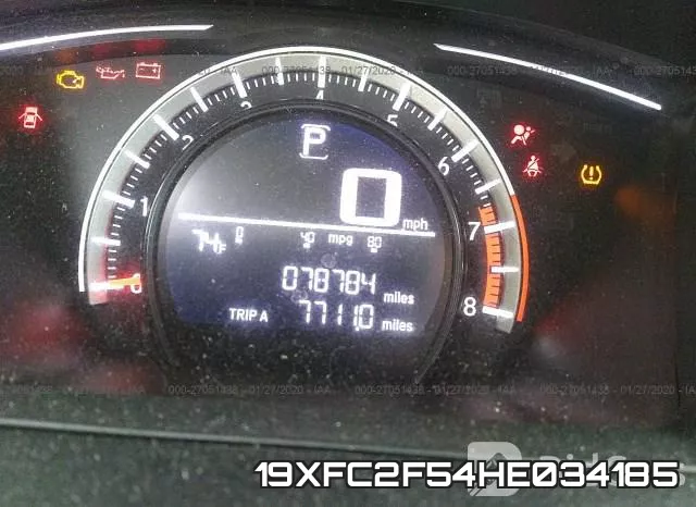 19XFC2F54HE034185 фото 8
