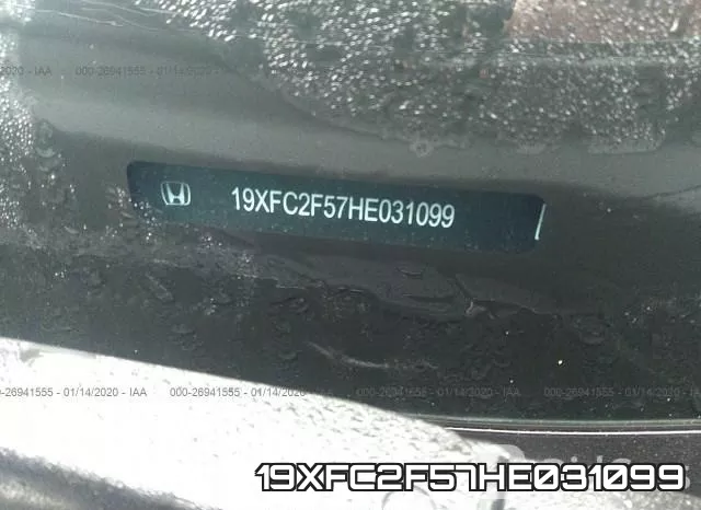 19XFC2F57HE031099 фото 10