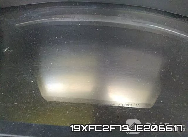 19XFC2F73JE206617 фото 8